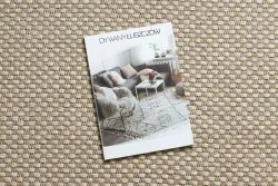 Kremowo-beżowy dywan JUTE 3731 - stylowy dodatek do wnętrza