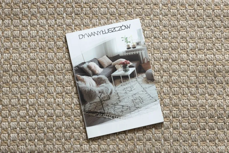 Beżowy dywan ORIGI 3561 - elegancki sizalowy design