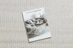 Kremowy dywan ORIGI 3737 - elegancki styl w płaskim splocie SIZAL