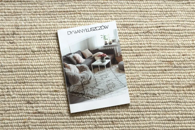 Beżowy dywan NEPAL 2100 - elegancki, dwustronny dywan do wnętrz