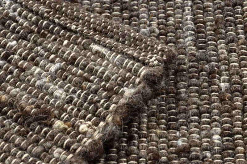 Dwustronny dywan NEPAL 2100 tabac - miękka wełna, naturalna tekstura