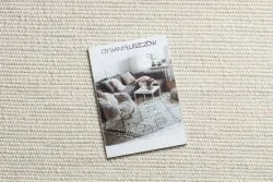 Okrągły dywan NEPAL 2100 w kolorze kremowym, naturalny styl, wełniany