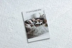 Dywan shaggy LINDO w kolorze białym, miękki, przyjemny w dotyku, do sypialni