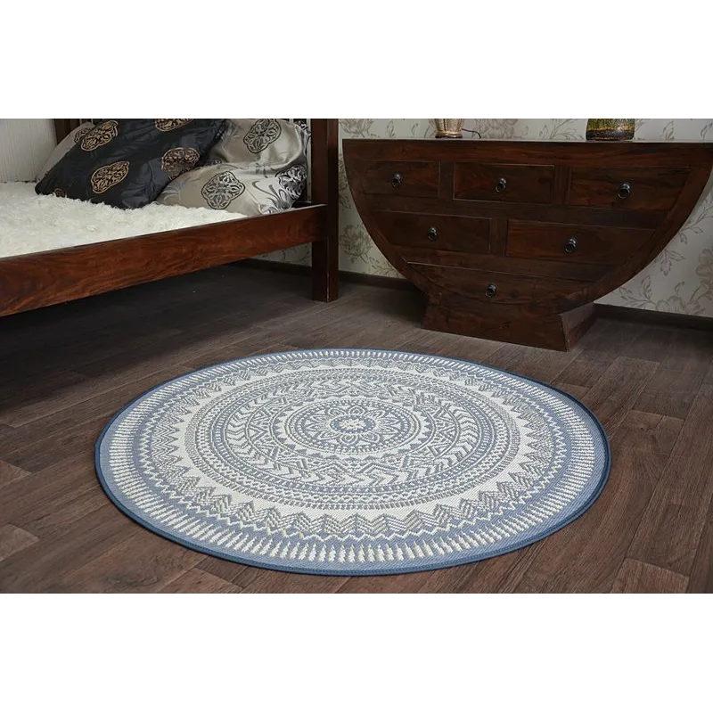Dywan sizalowy okrągły, naturalny materiał, przyjemny w dotyku