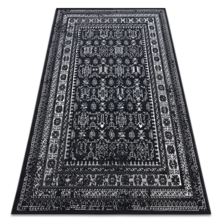 Czarny klasyczny dywan vintage 22212996 do eleganckich wnętrz