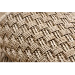 Dywan sizalowy beżowy dla dzieci, styl boho, do pokoju dziecięcego