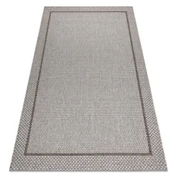 Beżowy dywan sizalowy Boho 80x150 cm, naturalny materiał, stylowy dodatek