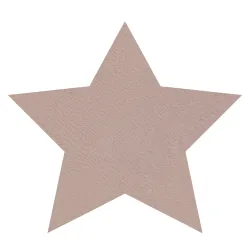 Dywan SHAPE 3148 Gwiazda w brudnym różu, antypoślizgowy, do prania