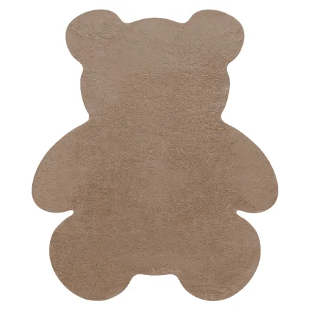 Dywan SHAPE 3146 Miś Shaggy w kolorze beżowym, antypoślizgowy, do prania