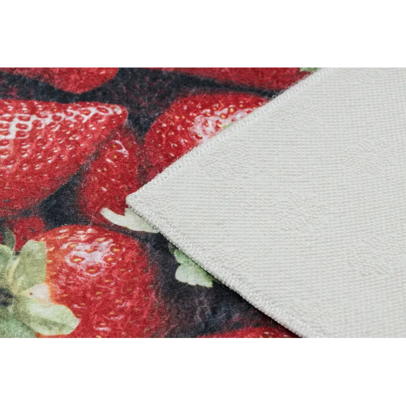 Dywan do prania idealny do kuchni, z motywem owoców i warzyw