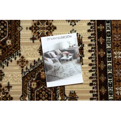 Stylowy dywan BCF Morad ZEGARY w odcieniu beżu, doskonały do salonu