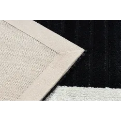 Dywan PEARL 51327H czarny, doskonały do salonu lub sypialni