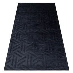 Dywan PEARL 51326E czarny - Geometryczny, ekskluzywny, strukturalny