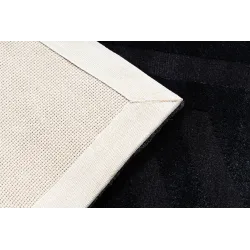 Czarny dywan PEARL 51326E do ogrodu lub na taras, odporny na warunki
