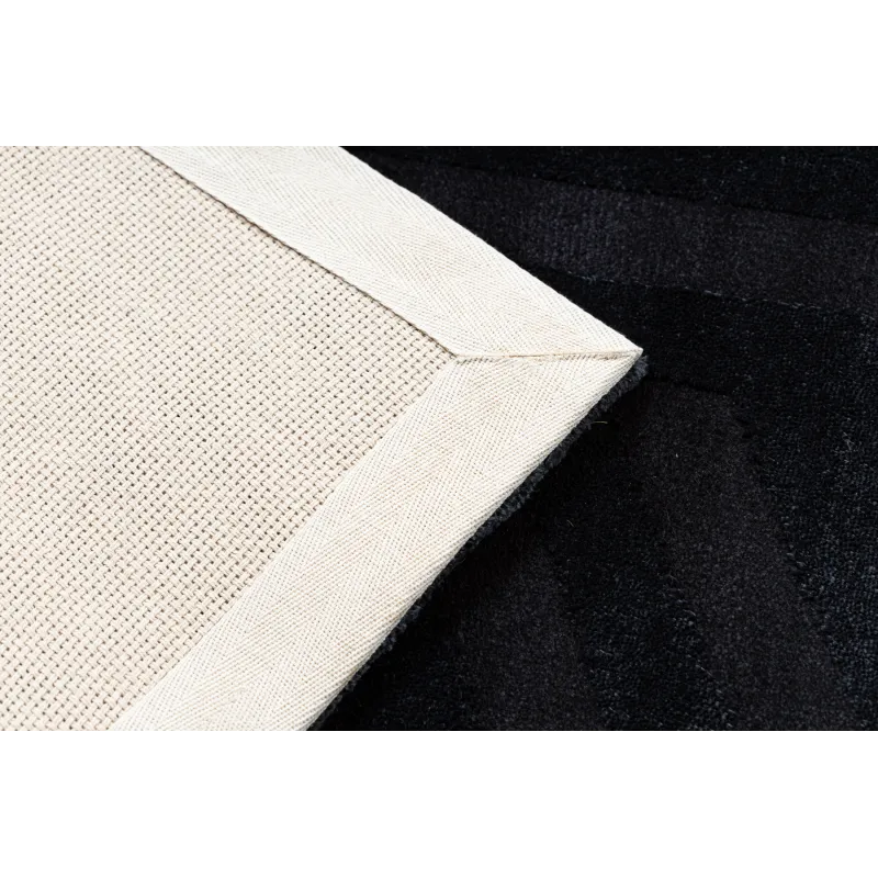 Czarny dywan PEARL 51326E do ogrodu lub na taras, odporny na warunki