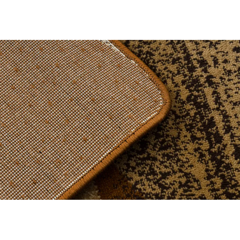 Dywan ROYAL H387 w odcieniach brązu i musztardy, elegancki dywan do salonu