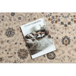 Stylowy dywan NAIN Ornament, beżowo-niebieski, idealny do każdego pomieszczenia