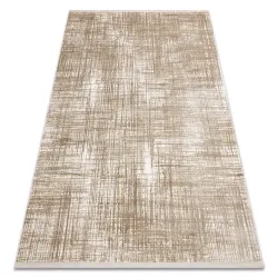 Dywan vintage DUKE A0357 w beżowym kolorze, bardzo miękki, strukturalny