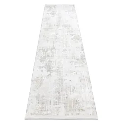 Dywan vintage DUKE 51374 kremowy, bardzo miękki, strukturalny, frędzle