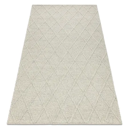 Dywan TAHAR 99001C beżowy, ręcznie tkany, pętęlkowy, styl boho