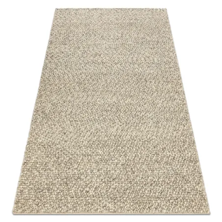 Dywan wełniany TAHAR 99005G szary/beż, ręcznie tkany, pętęlkowy