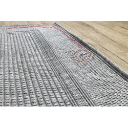 Stylowy dywan TIMO 5979 w jasnym szarym odcieniu do ogrodu