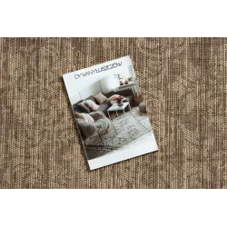 Stylowy dywan sizalowy FLOORLUX 20211 w odcieniach kawy, idealny do wnętrz