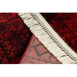 Elegancki dywan do salonu, ORIENT 4722 w bordowym kolorze