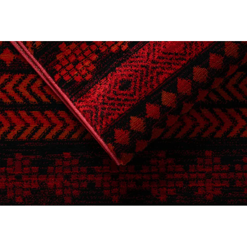 Elegancki dywan do pokoju dziecięcego w kolorze bordowym