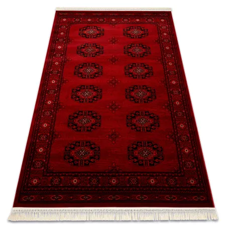 Dywan ORIENT 6871 bordo, klasyczny, z frędzlami, do salonu