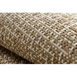 Dywan sizalowy do pokoju dziecięcego, w beżowym kolorze naturalnym