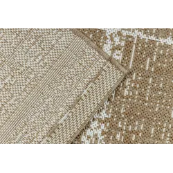 Dywan sizal FLAT 48965265 Kratka, vintage - sznurkowy, idealny do sypialni