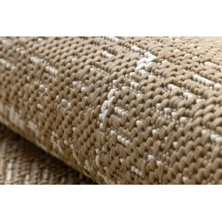 Dywan sizal FLAT 48965265 Kratka, vintage - do stylowego wnętrza