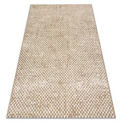 Dywan sizal FLAT 48955265 Geometryczny - beż naturalny kolor słomkowy, sznurkowy