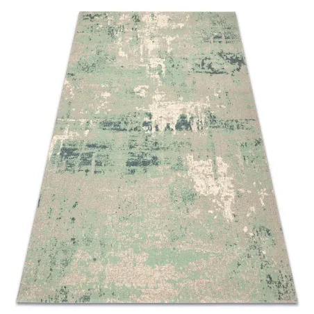 Dywan wełniany ABBY 486.13.LA113 w stylu vintage, zielony i szary