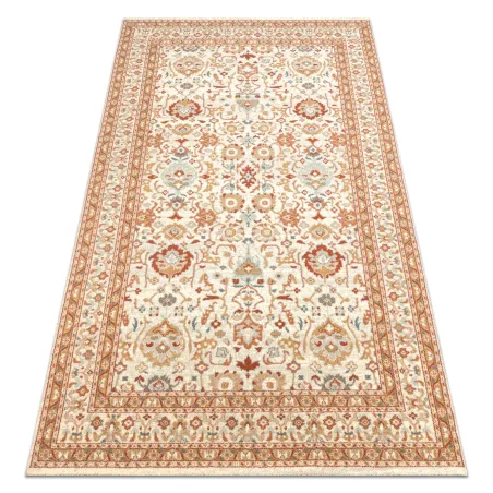 Dywan wełniany SOHO 477.26.LA100 w naturalnym beżu i terakocie, elegancki ornament