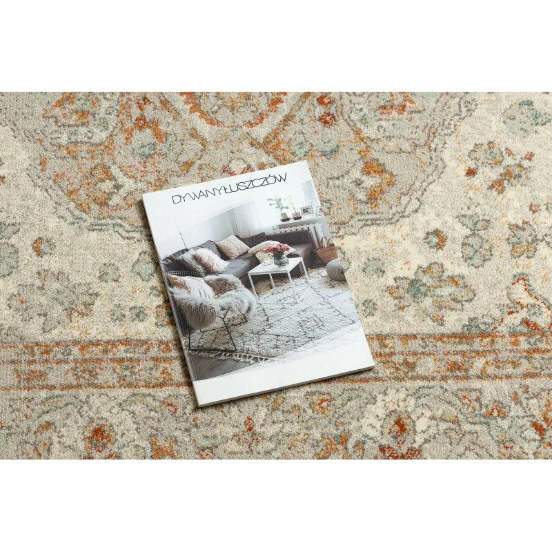 Dywan SOHO w beżowe ornamenty, elegancki dodatek do wnętrza