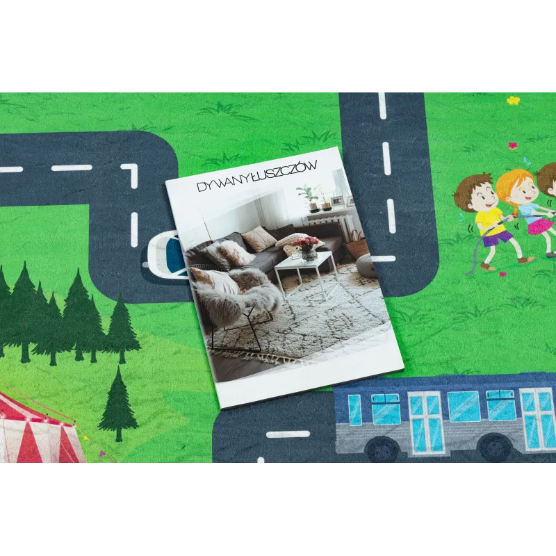 Miękki dywan BAMBINO 2660, przyjemny w dotyku, do pokoju dziecięcego