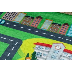 Dywan BAMBINO 2660 do zabawy w pokoju dziecięcym, antypoślizgowy