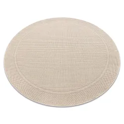 Dywan TIMO 5979 koło SZNURKOWY SIZAL outdoor beż - 2 GATUNEK