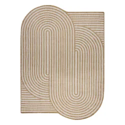 Dywan geometryczny ORGANIC 2131 w kolorze ecru z naturalnego sizalu