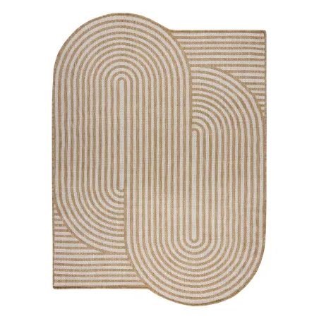 Dywan geometryczny ORGANIC 2131 w kolorze ecru z naturalnego sizalu