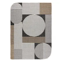 Dywan ORGANIC 2769 w geometrycznym kształcie, naturalny sizal, nowoczesny styl