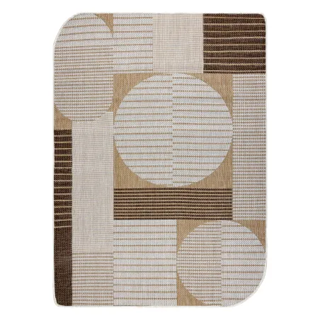 Dywan Geometryczny ORGANIC 2769 w kolorze ecru - nowoczesny dywan sizalowy