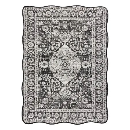 Dywan sizalowy ORGANIC 2762 w czarno-ecru, nowoczesny kształt