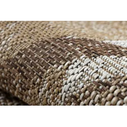 Dywan sizalowy ORGANIC 2767 do ogrodu, nowoczesny i trwały
