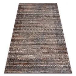 Dywan wełniany w geometryczne romby, elegancki dodatek do wnętrz
