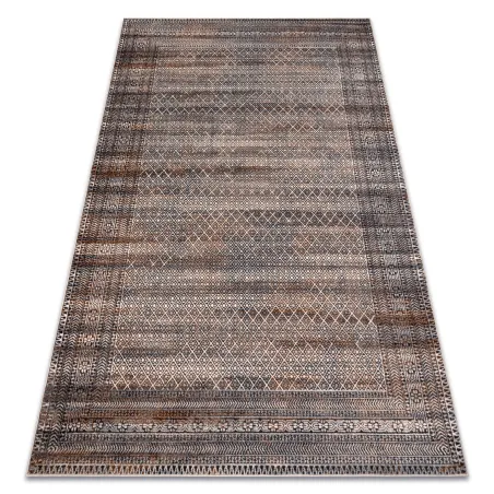 Dywan wełniany w geometryczne romby, elegancki dodatek do wnętrz