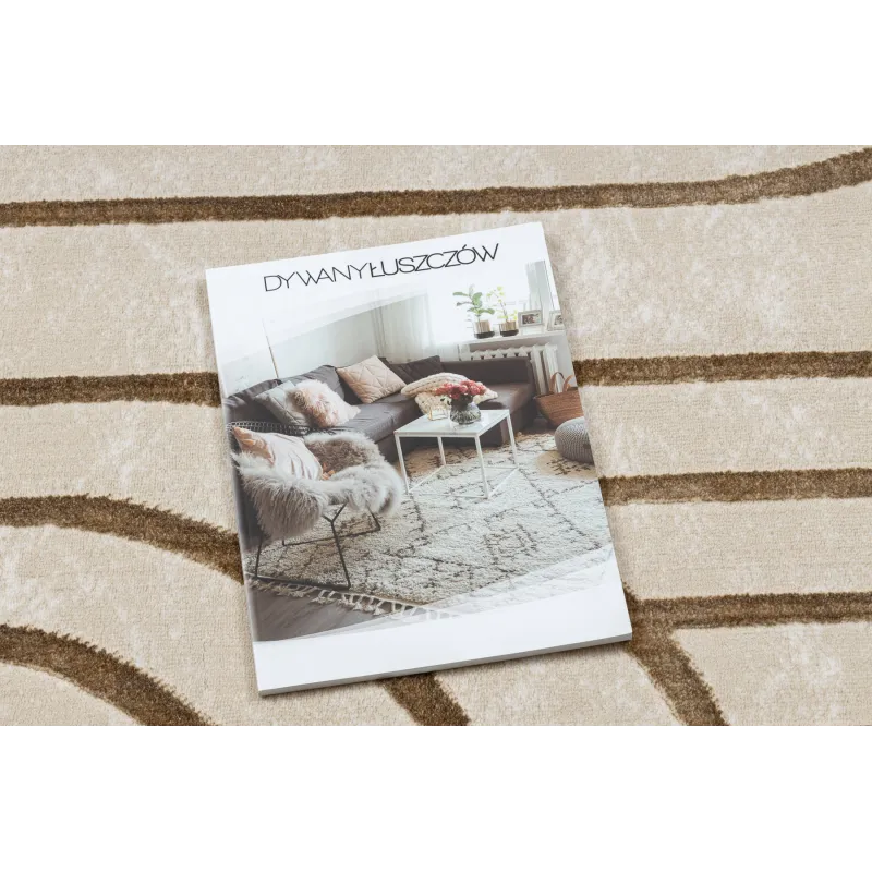 Stylowy dywan ALLURE 5756 w odcieniach beżu, nowoczesny design