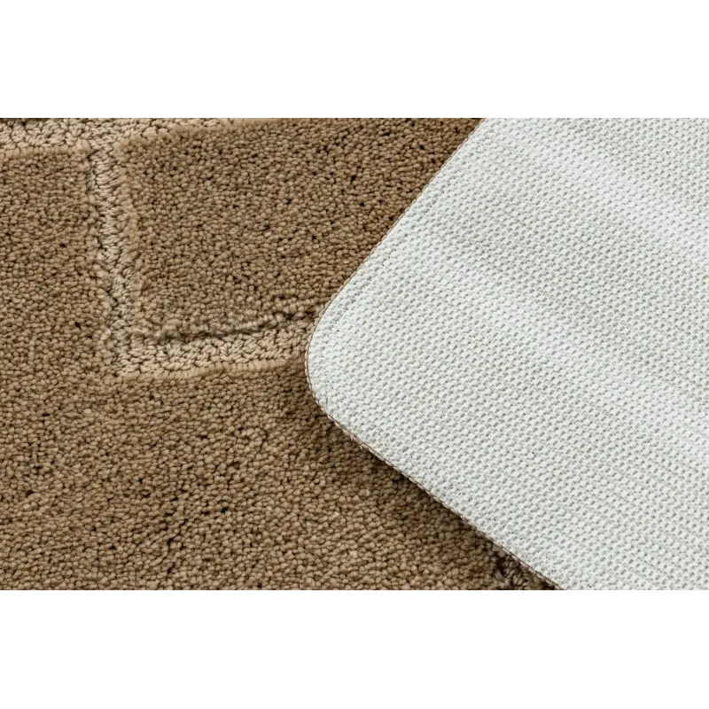 Miękki dywan łazienkowy SUPREME LINES, beżowy, komfortowy materiał